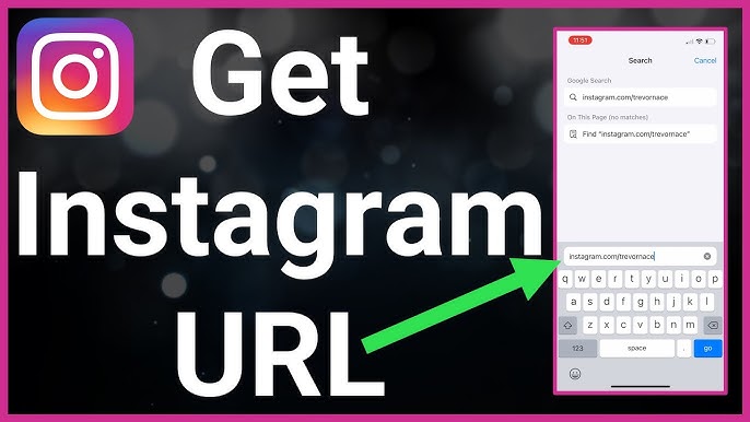 how to get instagram link