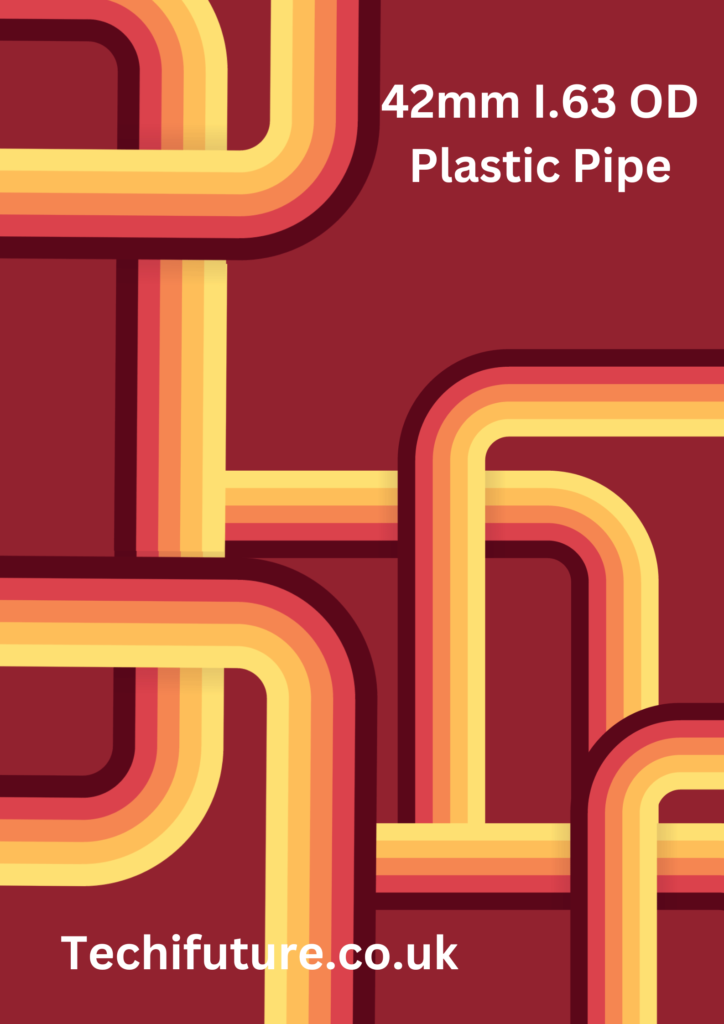 42mm I.63 OD Plastic Pipe for Shelves